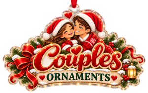 logo couple ornament