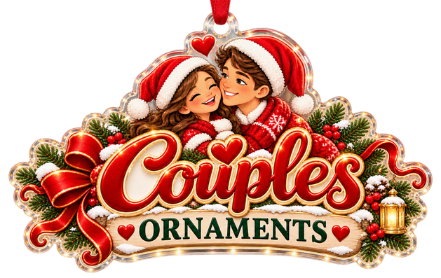 logo couple ornament